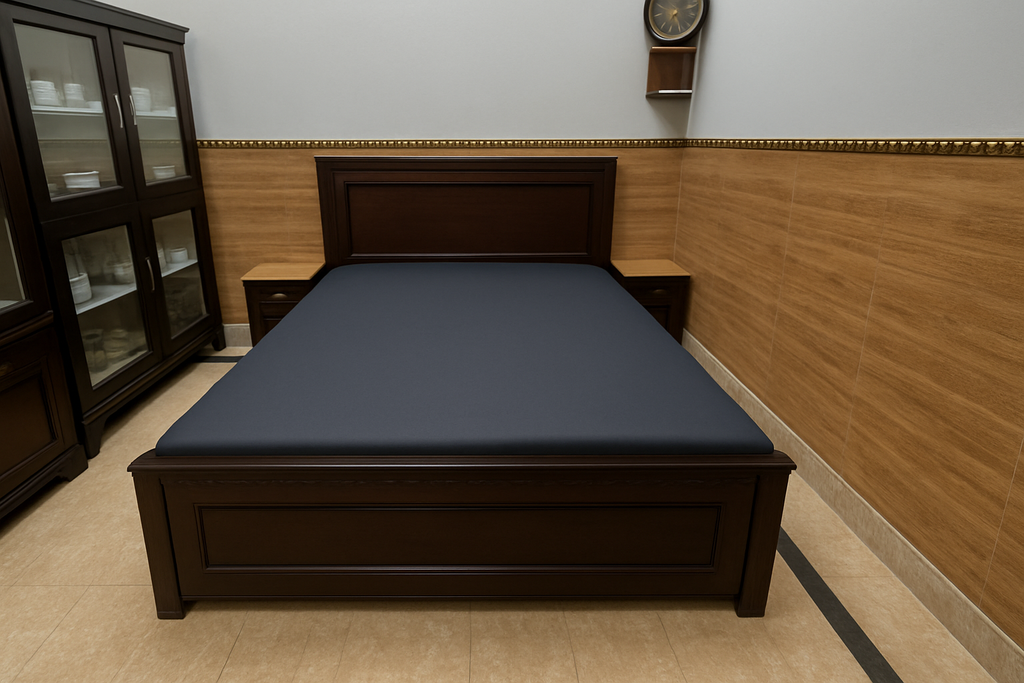 Grey-Terry Cotton Mattress Cover