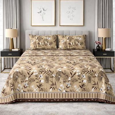 Autumn Leaf - King Size Bedsheet Set