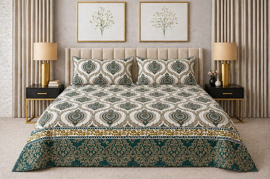 Emerald Heritage - King Size Bedsheet Set