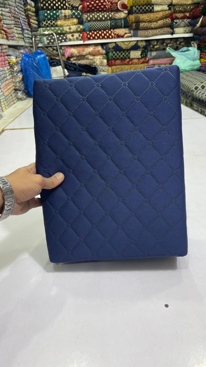 Quilted Waterproof Mattress Cover - Dark Blue