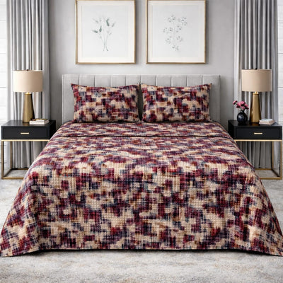 Rustic Mosaic - King Size Bedsheet Set