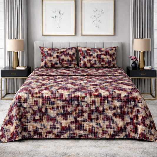 Rustic Mosaic - King Size Bedsheet Set