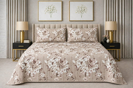 Soft Petal - King Size Bedsheet Set