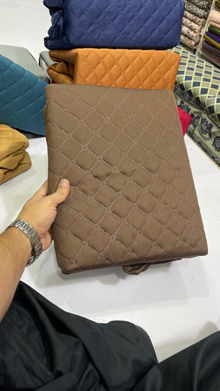 Quilted Waterproof Mattress Cover - Dark Brown