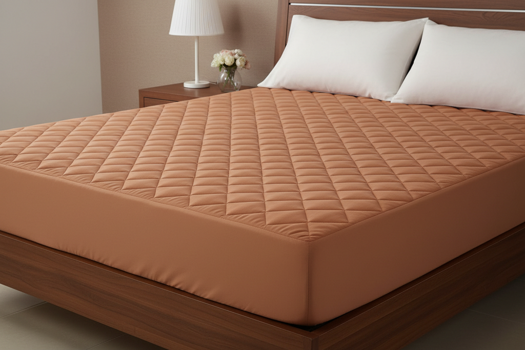 Quilted Waterproof Mattress Cover - Copper