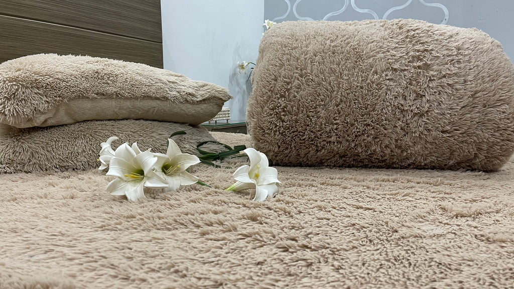 Skin-Shaggy Quilt Set